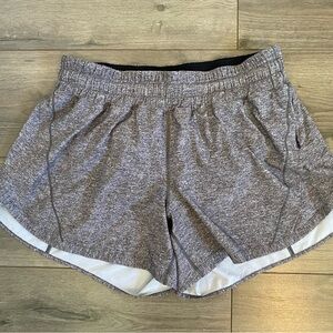 Lululemon Athletica Women's Track That Shorts Heathered Gray Size 12